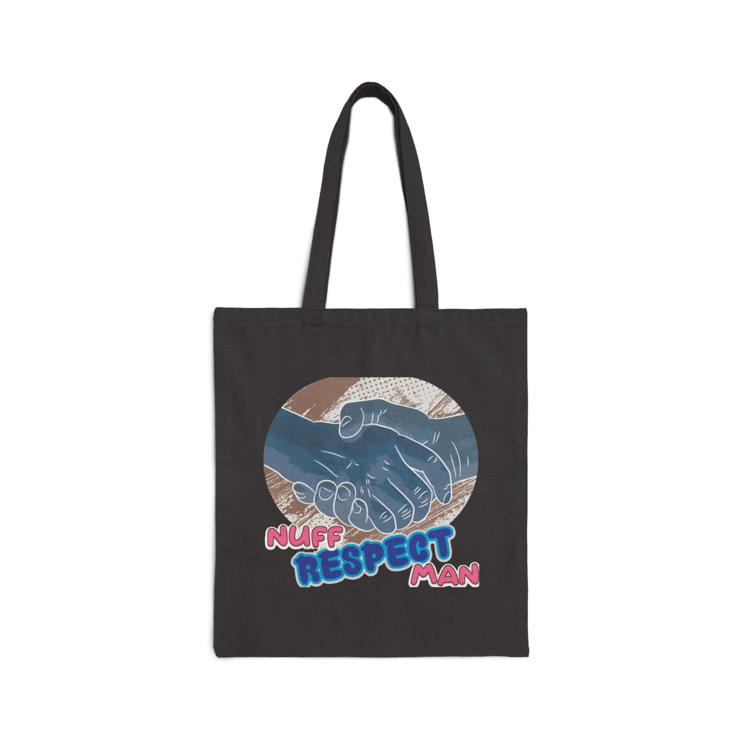 Respect The Hands Cotton Canvas Tote Bag