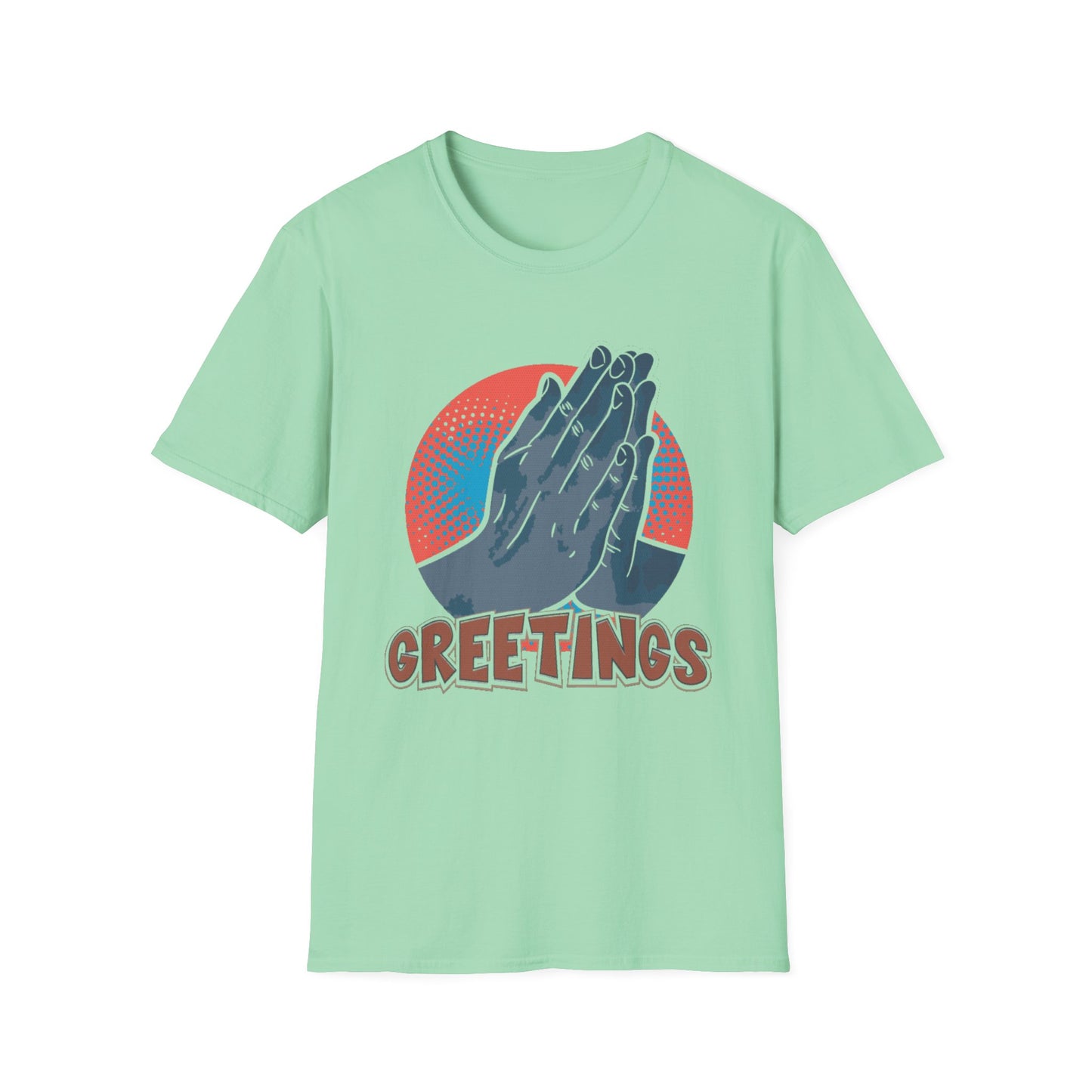 Greeting Hands Unisex Softstyle T-Shirt