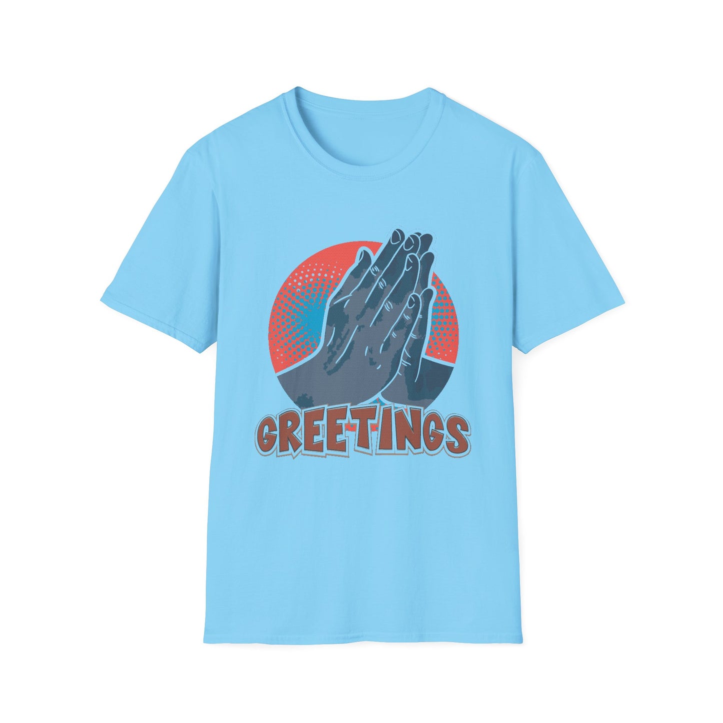 Greeting Hands Unisex Softstyle T-Shirt