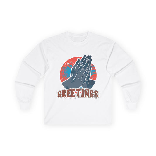 Greetings Graphic Long Sleeves