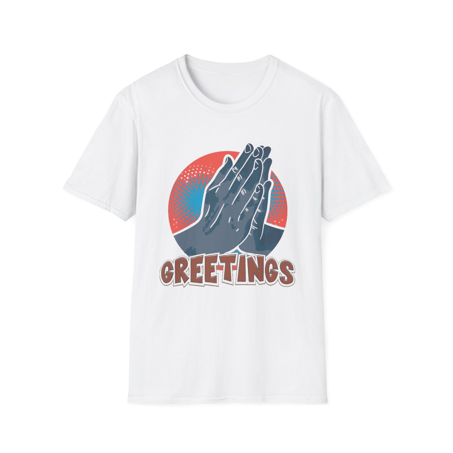 Greeting Hands Unisex Softstyle T-Shirt
