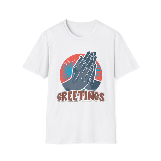 Greeting Hands Unisex Softstyle T-Shirt