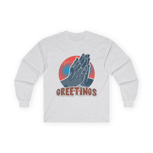 Greetings Graphic Long Sleeves