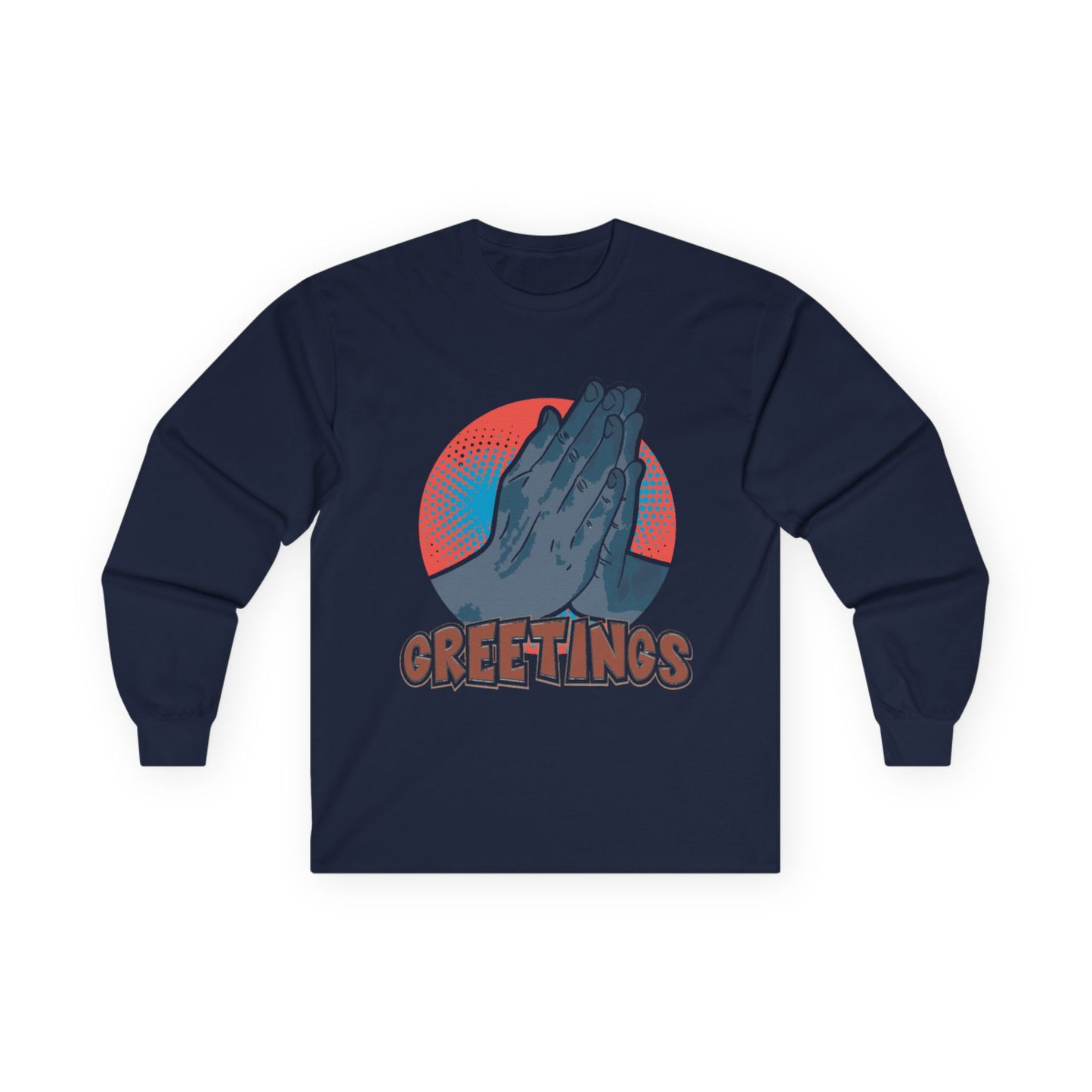 Greetings Graphic Long Sleeves