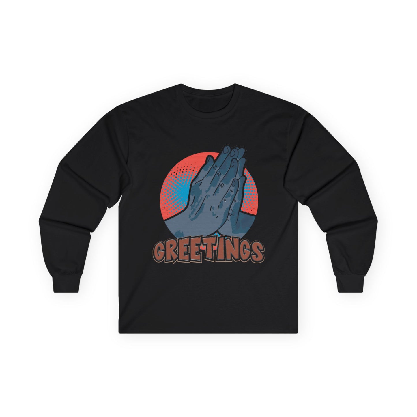 Greetings Graphic Long Sleeves