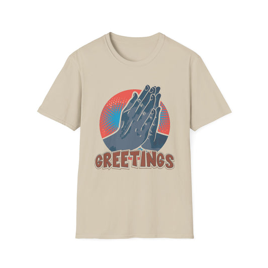 Greeting Hands Unisex Softstyle T-Shirt