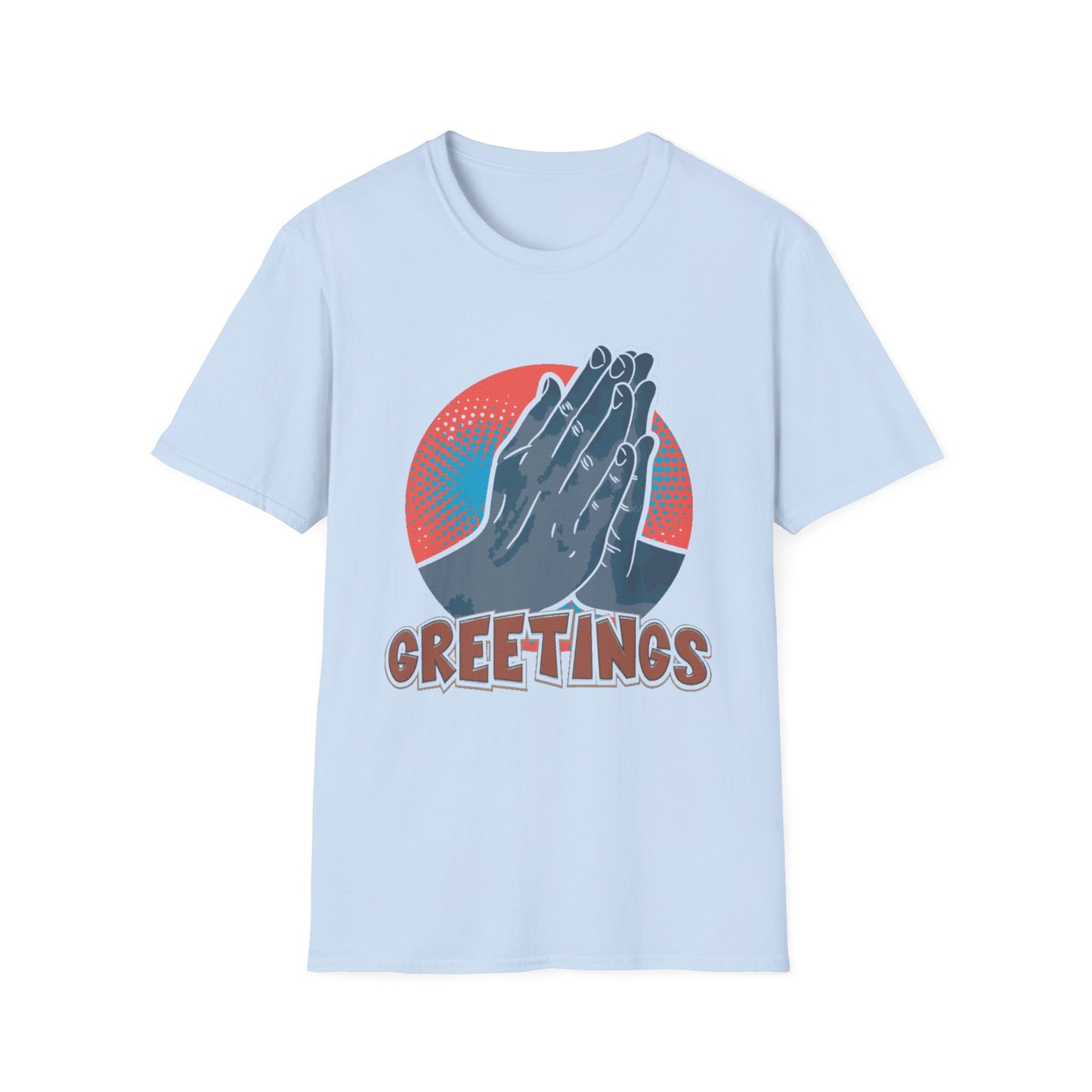 Greeting Hands Unisex Softstyle T-Shirt