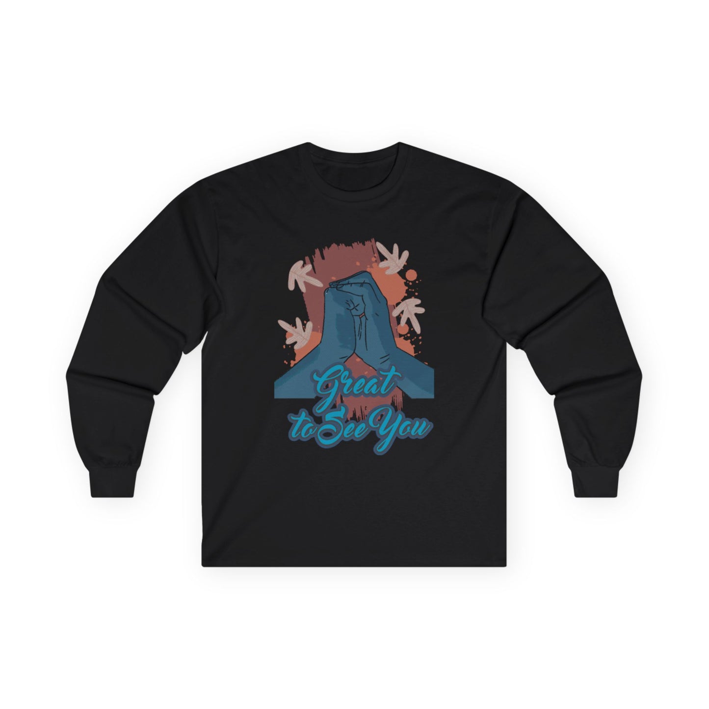 Unisex Long Sleeve Tee with Motivational Design