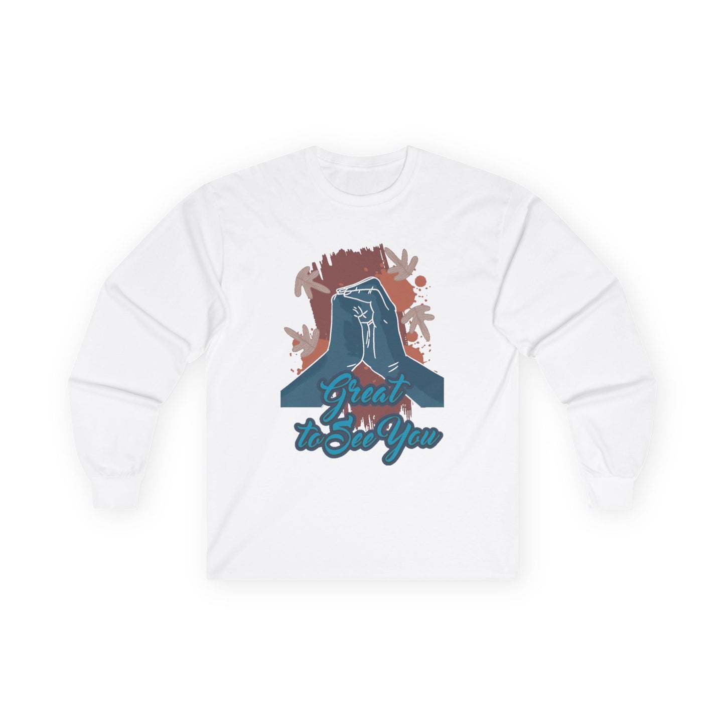 Unisex Long Sleeve Tee with Motivational Design