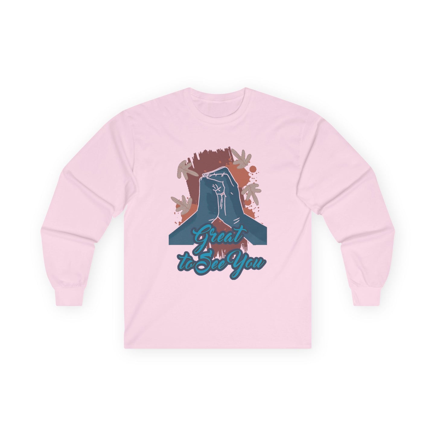 Unisex Long Sleeve Tee with Motivational Design